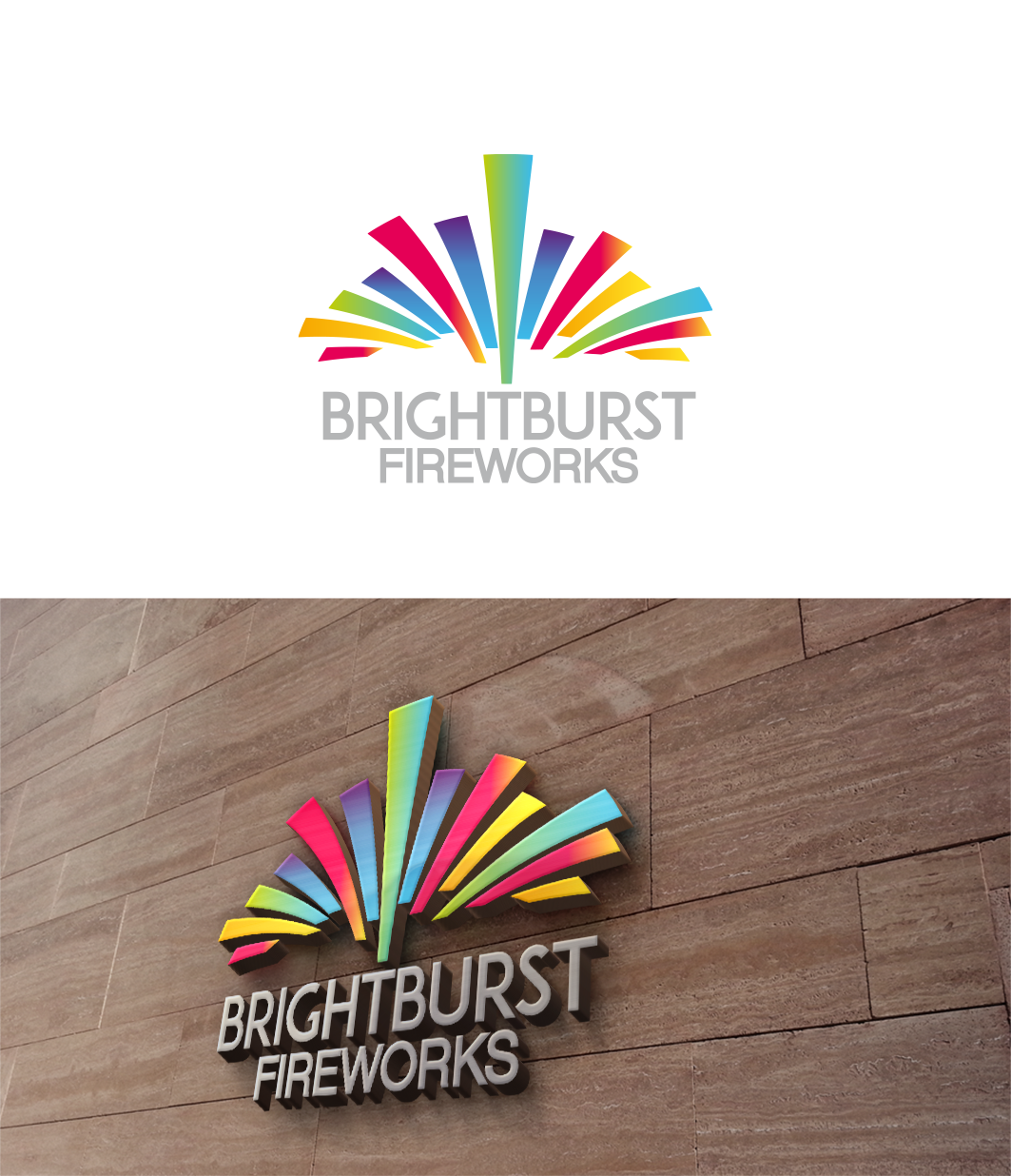 Logo-Design von trufya für Brightburst Fireworks | Design #16731831
