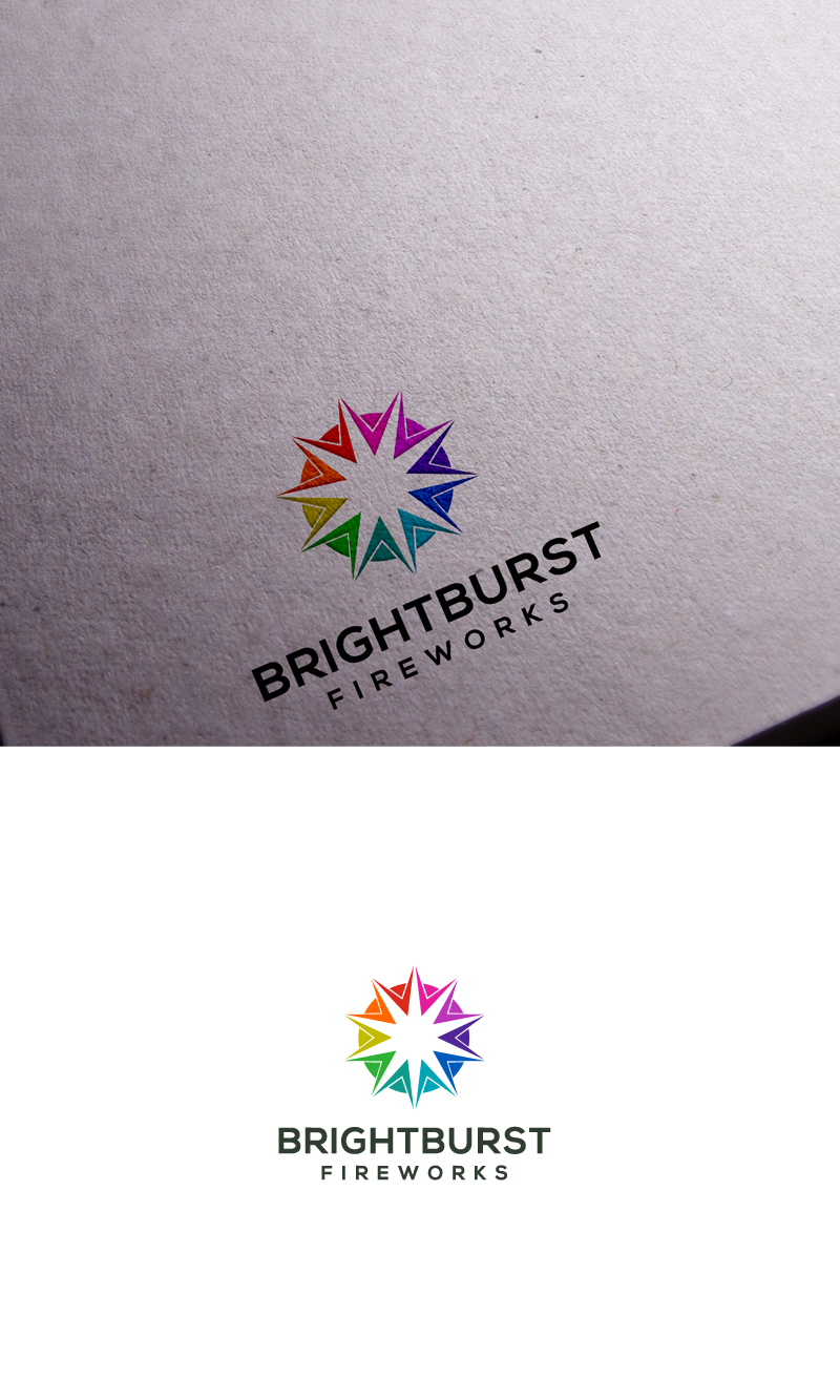 Logo Design by logo_s for Brightburst Fireworks | Design #16728502