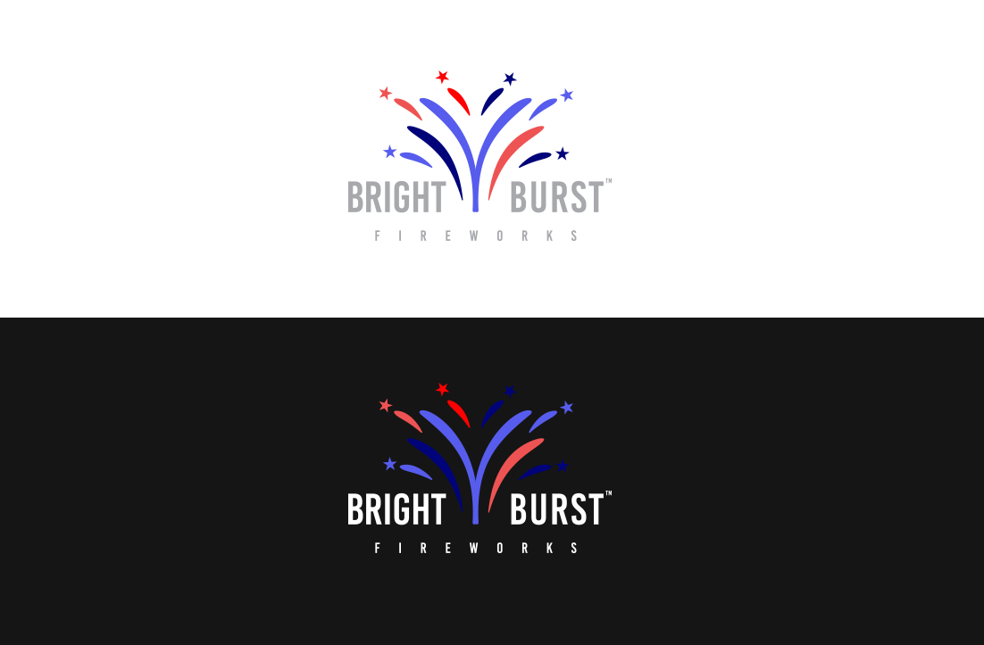 Logo Design by GLDesigns for Brightburst Fireworks | Design #16561786