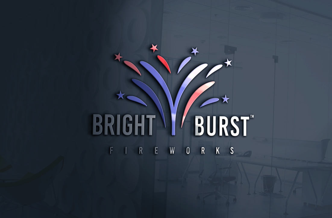 Logo Design by GLDesigns for Brightburst Fireworks | Design #16561787