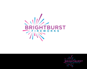Logo Design by Djamdesign for Brightburst Fireworks | Design: #16762665