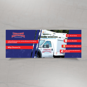 Facebook Design by aspiremedia for Lighting Maintenance Inc | Design: #16676357