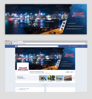 Facebook Design by Mime Artworks for Lighting Maintenance Inc | Design: #16680405