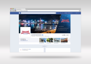 Facebook Design by Mime Artworks for Lighting Maintenance Inc | Design: #16681208