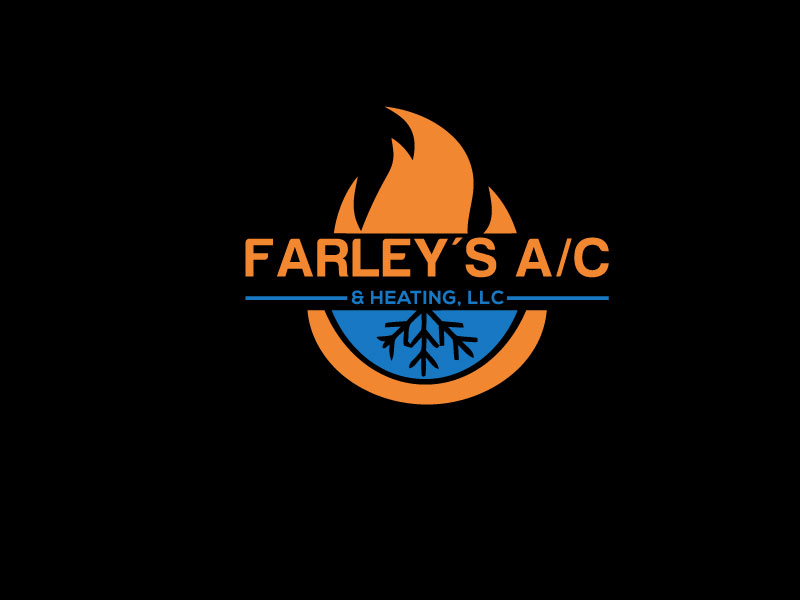 Logo Design by rocklee for Farley's A/C & Heating, LLC | Design #16574224