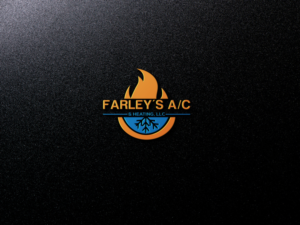 Logo Design by rocklee for Farley's A/C & Heating, LLC | Design: #16574225
