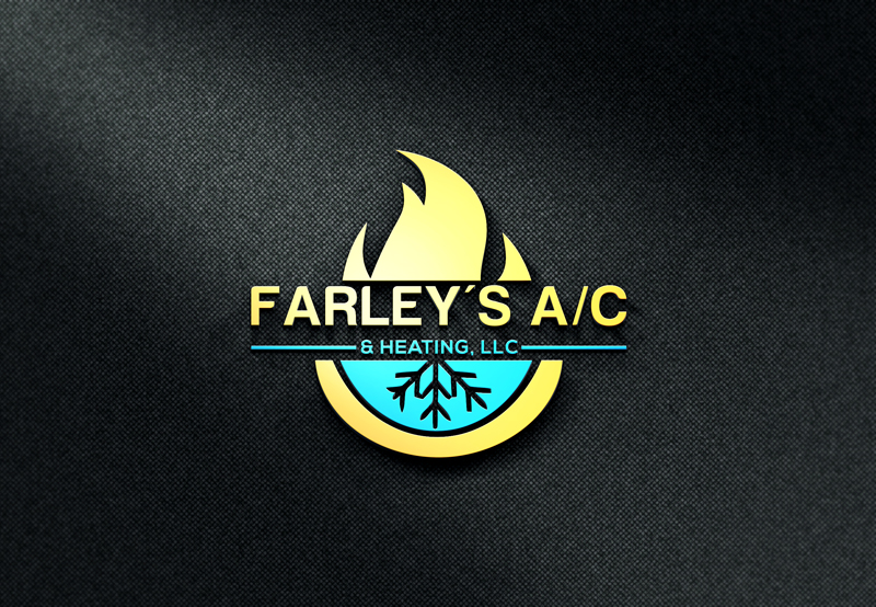 Logo Design by rocklee for Farley's A/C & Heating, LLC | Design #16574233
