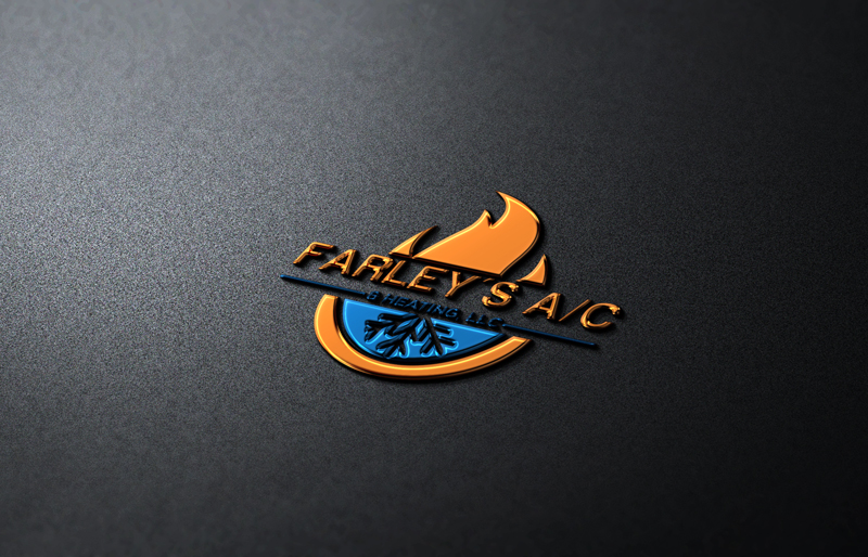 Logo Design by rocklee for Farley's A/C & Heating, LLC | Design #16574234