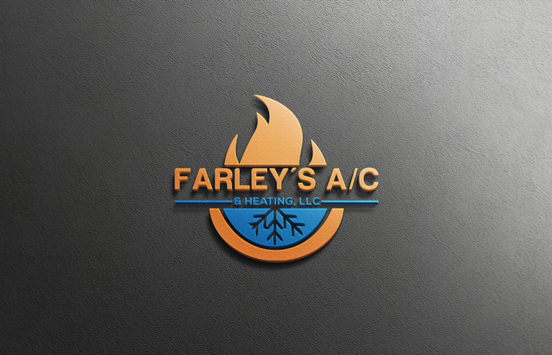 Logo-Design von rocklee für Farley's A/C & Heating, LLC | Design #16574236