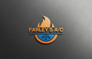 Logo Design by rocklee for Farley's A/C & Heating, LLC | Design: #16574236
