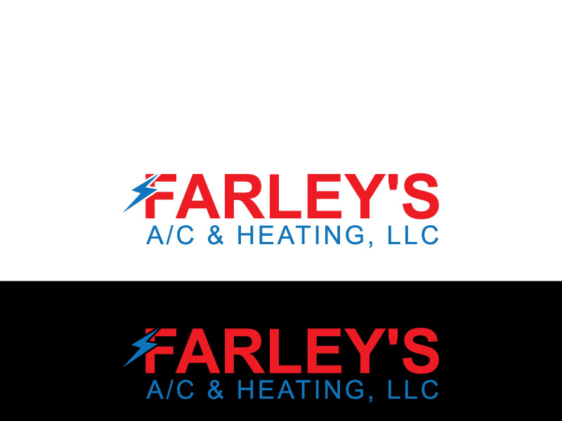 Logo Design by Sherpa design for Farley's A/C & Heating, LLC | Design #16562896