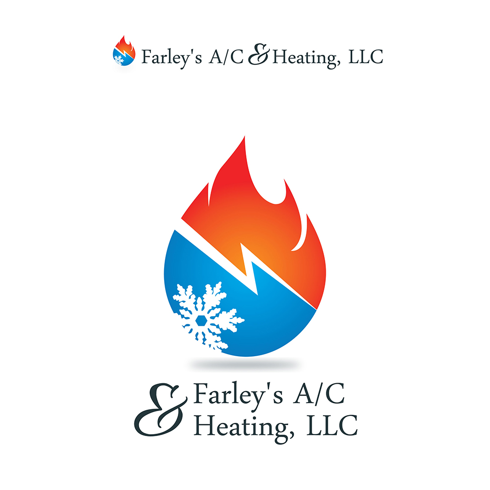 Logo Design by Natasa m. for Farley's A/C & Heating, LLC | Design #16643698