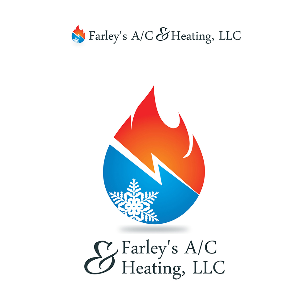Logo Design by Natasa m. for Farley's A/C & Heating, LLC | Design #16643699