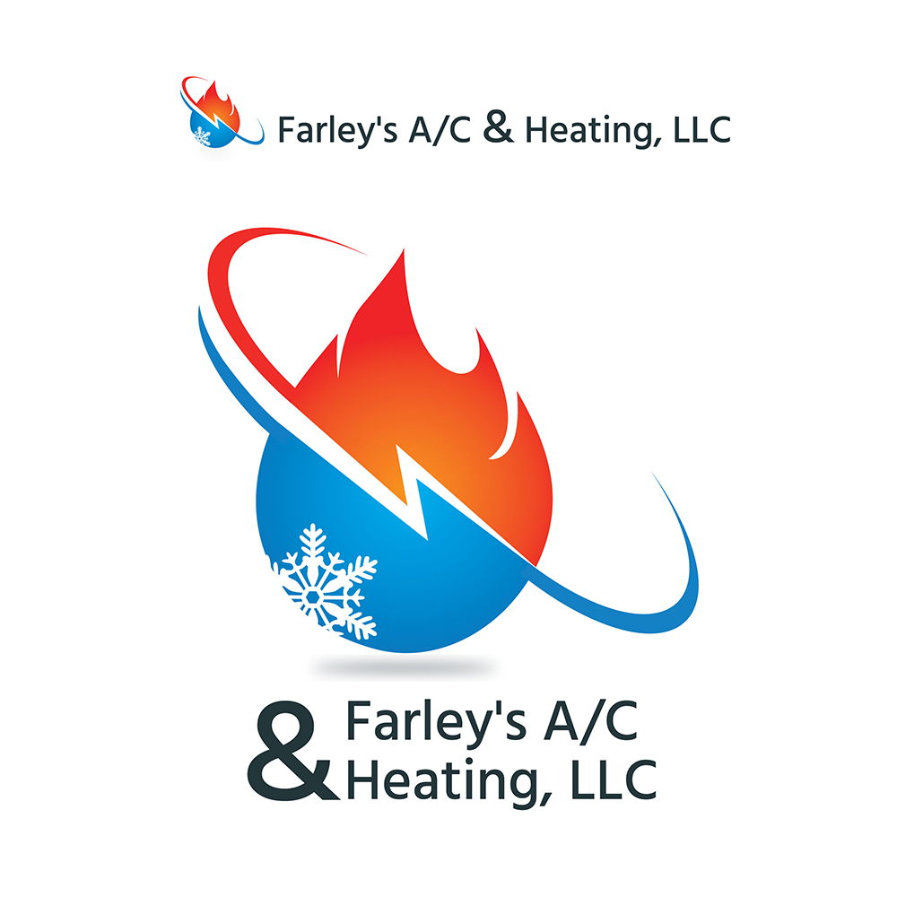 Logo Design by Natasa m. for Farley's A/C & Heating, LLC | Design #16654714