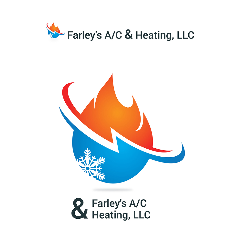 Logo Design by Natasa m. for Farley's A/C & Heating, LLC | Design #16654715