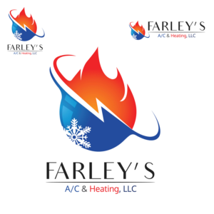 Logo Design by Natasa m. for Farley's A/C & Heating, LLC | Design: #16676777