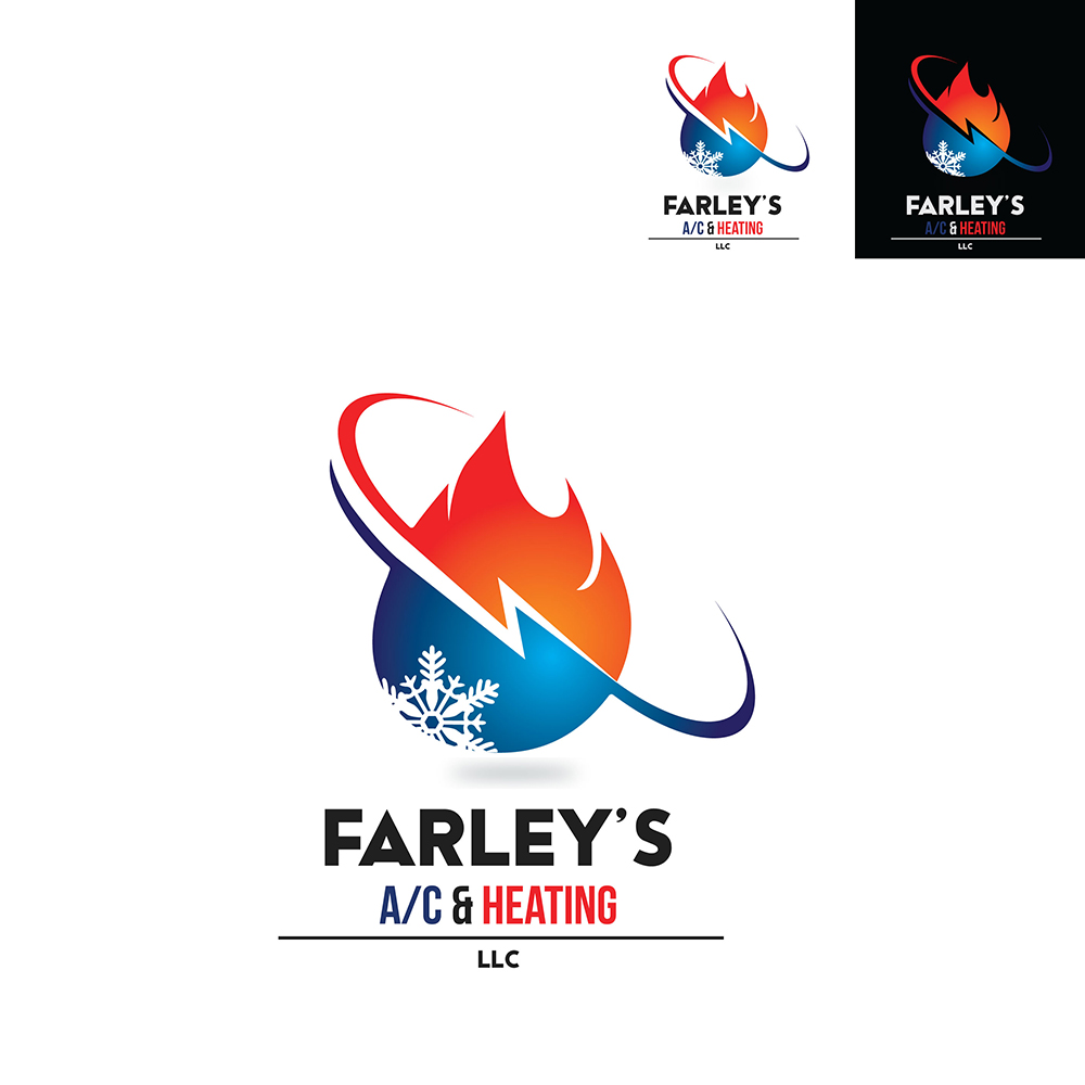 Design de Logo par Natasa m. pour Farley's A/C & Heating, LLC | Design #16676778