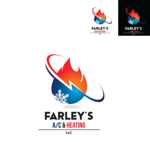 Logo-Design von Natasa m. für Farley's A/C & Heating, LLC | Design: #16676778