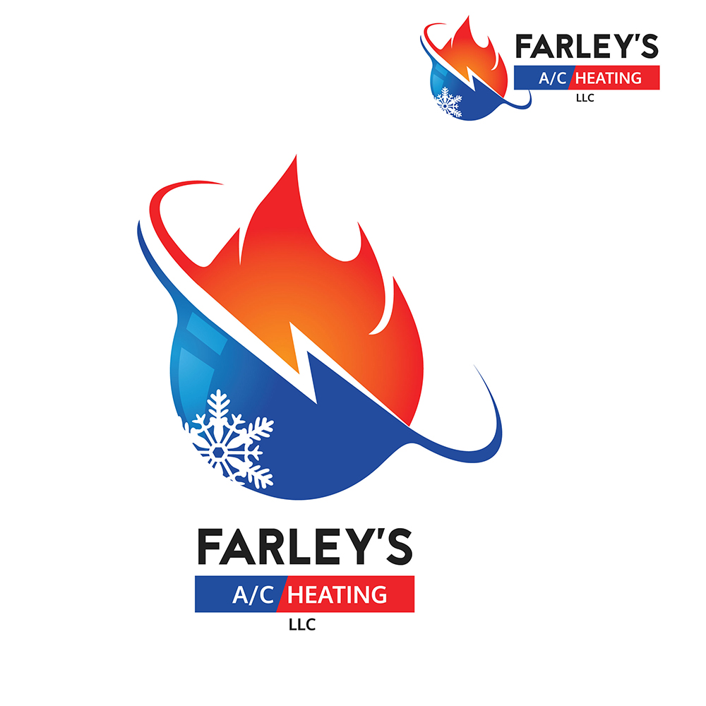 Logo Design by Natasa m. for Farley's A/C & Heating, LLC | Design #16721664