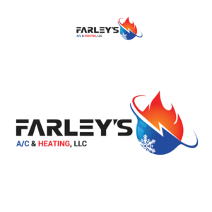 Logo Design by Natasa m. for Farley's A/C & Heating, LLC | Design: #16721665