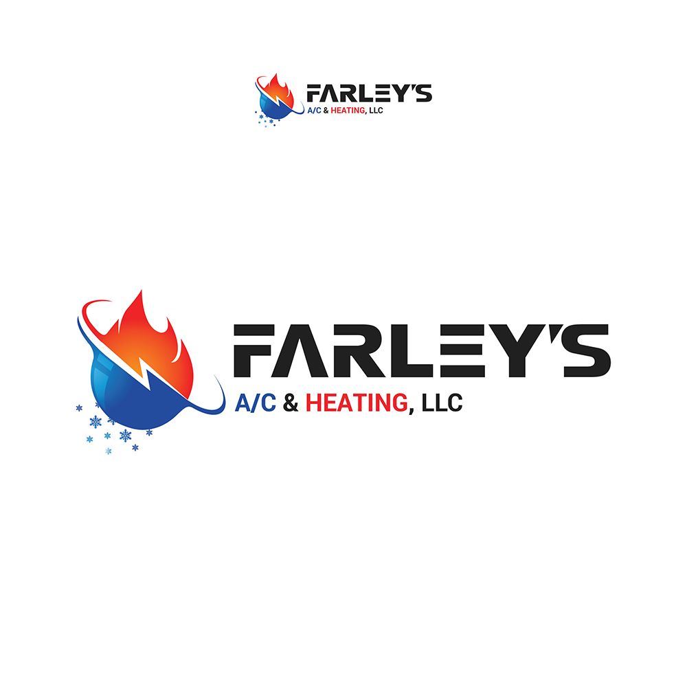 Logo Design by Natasa m. for Farley's A/C & Heating, LLC | Design #16801307