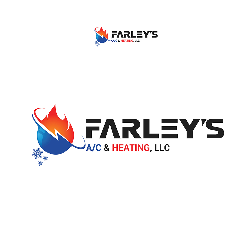 Logo Design by Natasa m. for Farley's A/C & Heating, LLC | Design #16801310