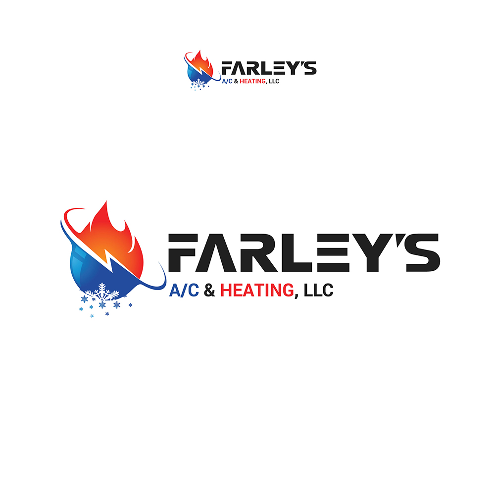Logo Design by Natasa m. for Farley's A/C & Heating, LLC | Design #16805464