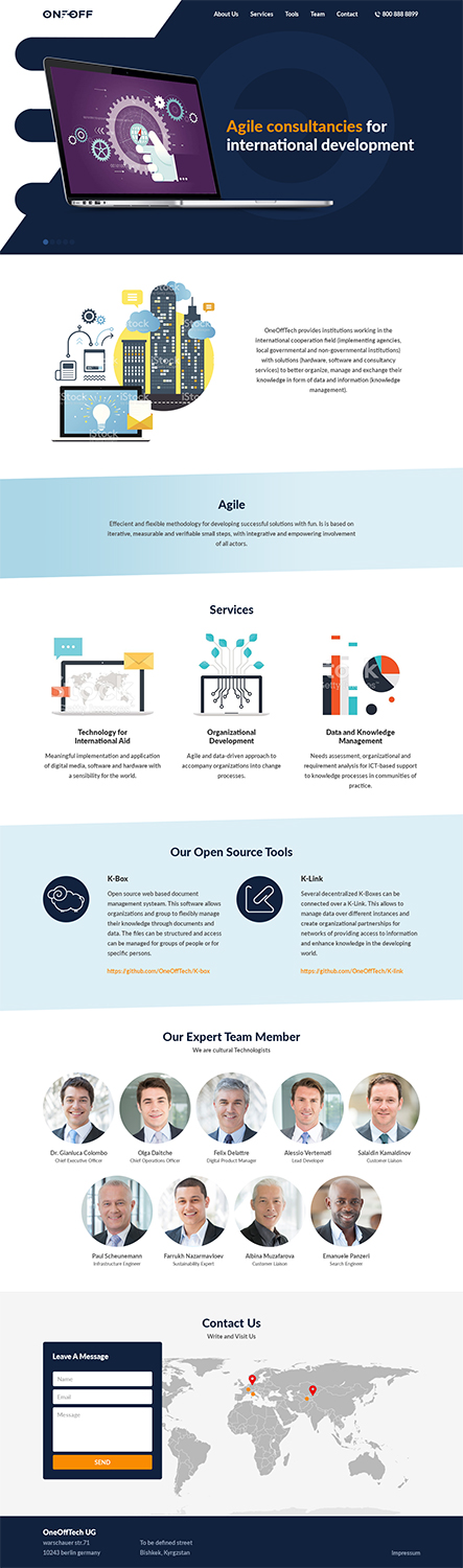 Web Design by RupalTechno for OneOffTech | Design #16641051