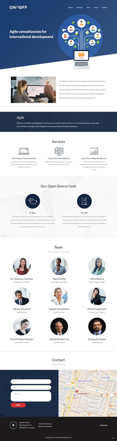 Web Design by pb for OneOffTech | Design #16573087