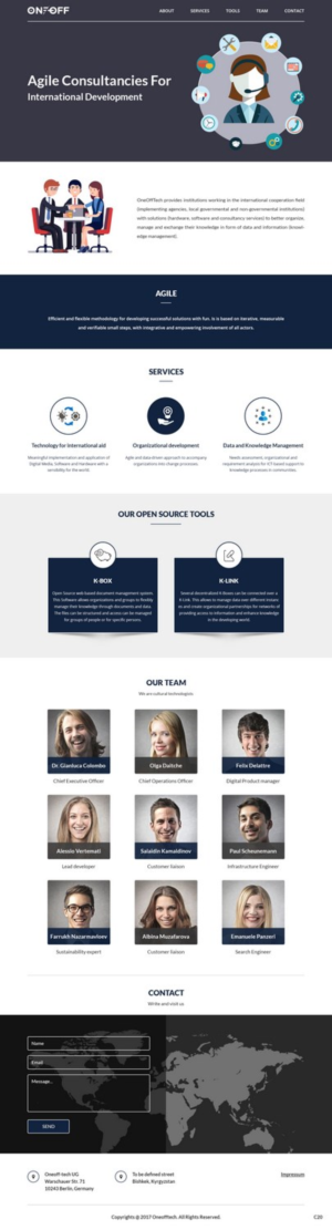 Web-Design von pb für OneOffTech | Design: #16573089