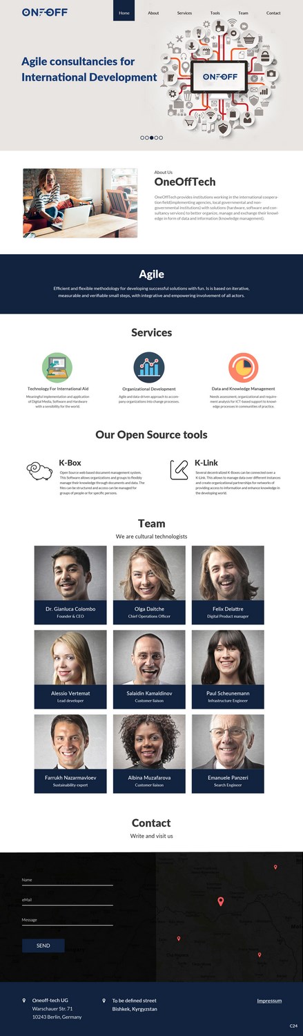 Web Design by pb for OneOffTech | Design #16573095