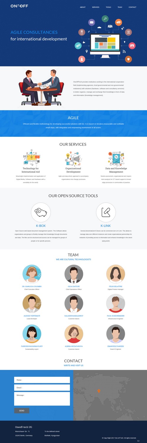 Web Design by pb for OneOffTech | Design #16573096