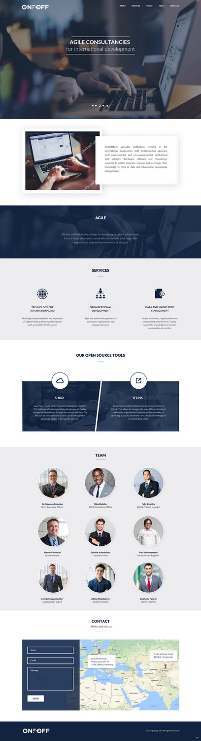 Diseño Web por pb para OneOffTech | Diseño #16573097