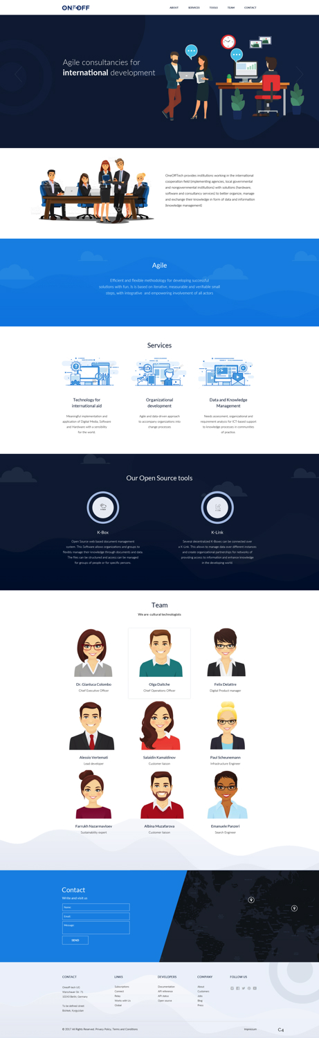 Web Design by pb for OneOffTech | Design #16573208