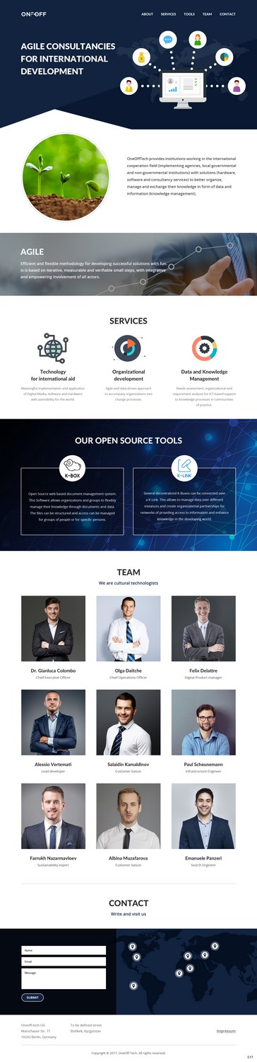 Web Design by pb for OneOffTech | Design #16652448