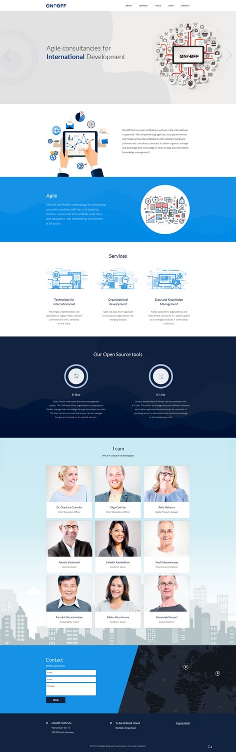 Web Design par pb pour OneOffTech | Design #16652679