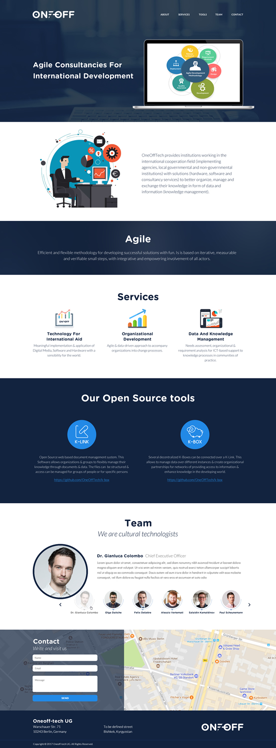 Web Design by Sbss for OneOffTech | Design #16613725