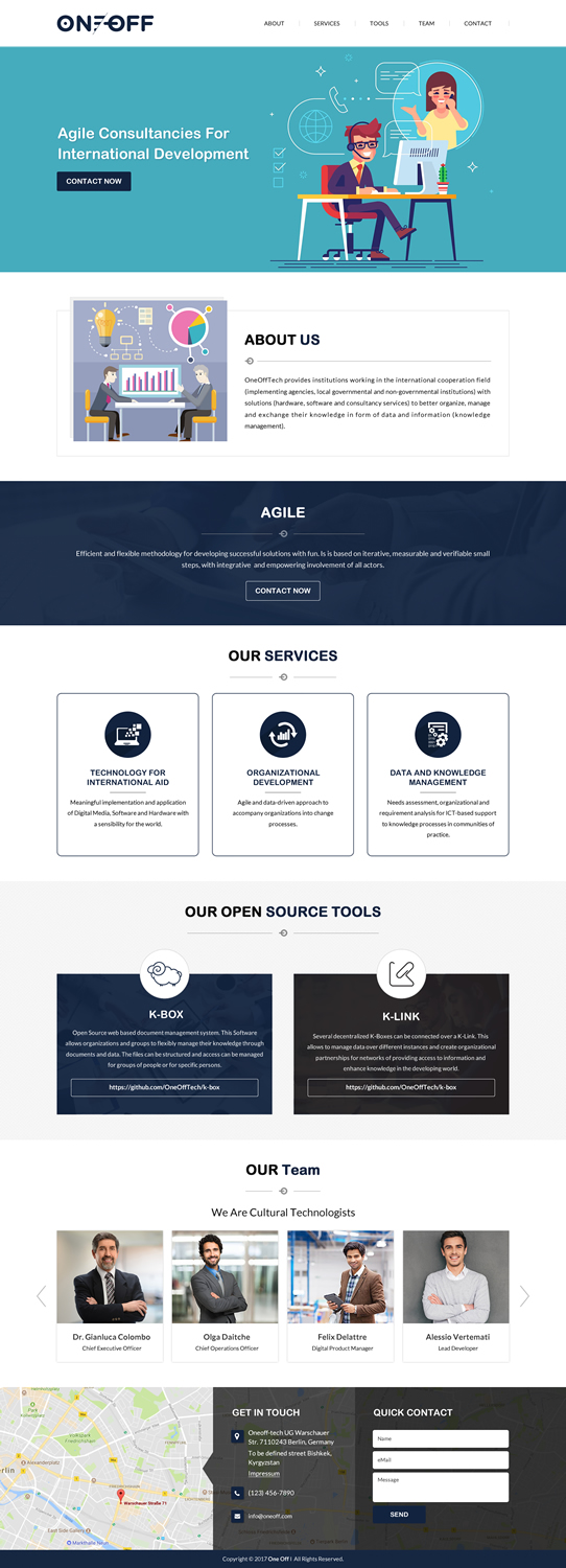 Web Design by Sbss for OneOffTech | Design #16616428