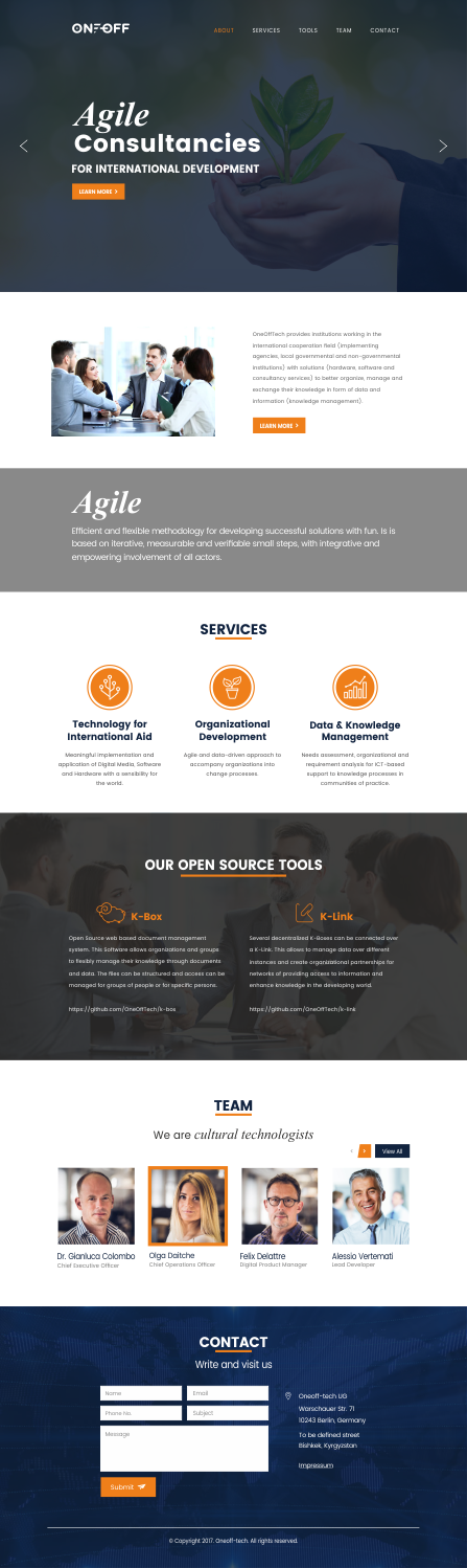 Web Design by CreativeIyke for OneOffTech | Design #16607366