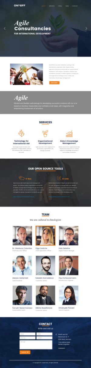 Diseño Web por CreativeIyke para OneOffTech | Diseño: #16644958
