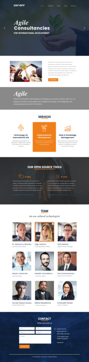 Diseño Web por CreativeIyke para OneOffTech | Diseño: #16644959