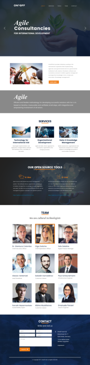 Beautify our company's one pager website | Web Design by CreativeIyke