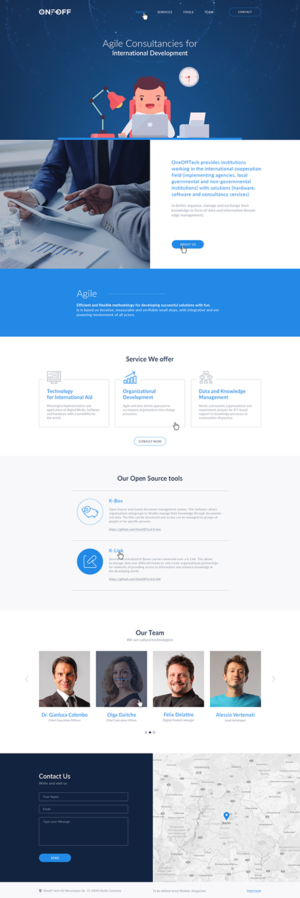 Beautify our company's one pager website | Web Design by Ved Web Services