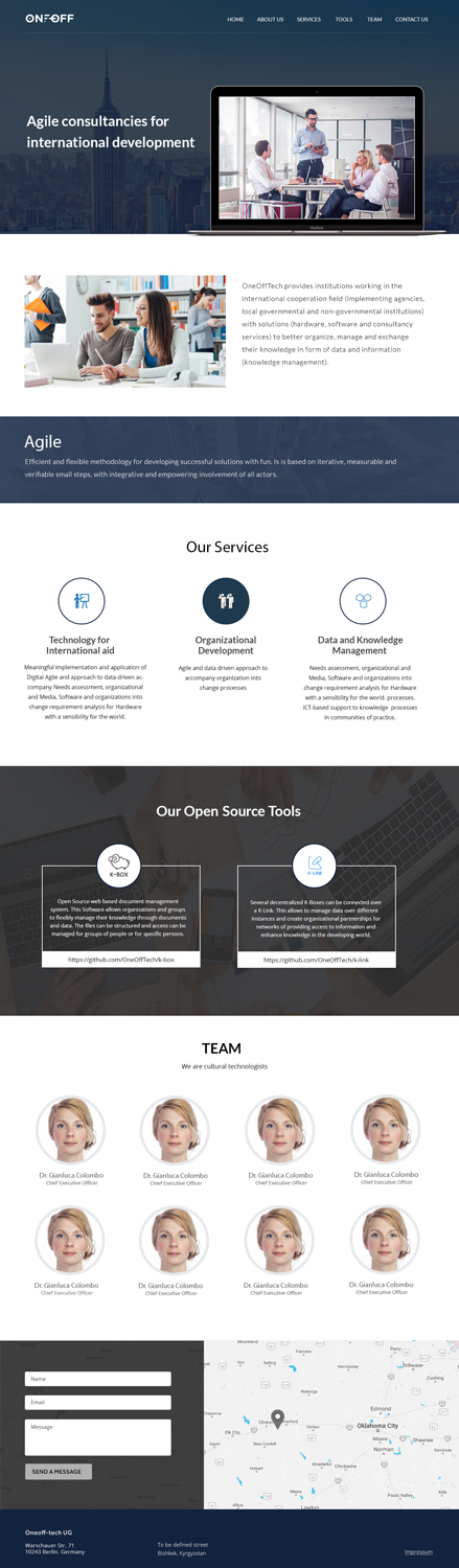 Web Design par Xclusive Designers pour OneOffTech | Design #16570247