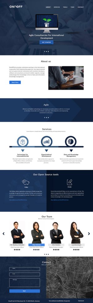 Diseño Web por bdesigner9 para OneOffTech | Diseño: #16604237