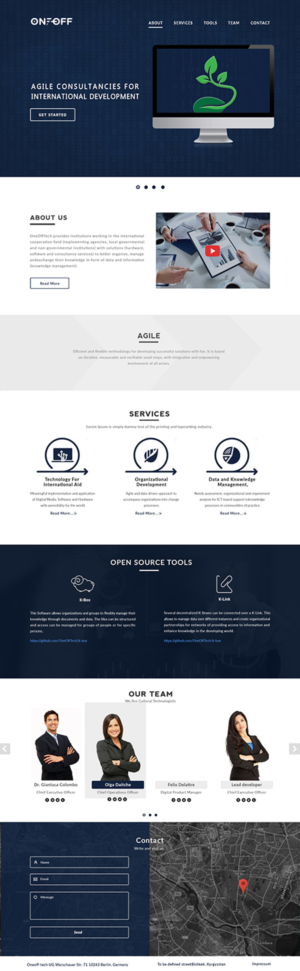 Web Design by bdesigner9 for OneOffTech | Design: #16606284