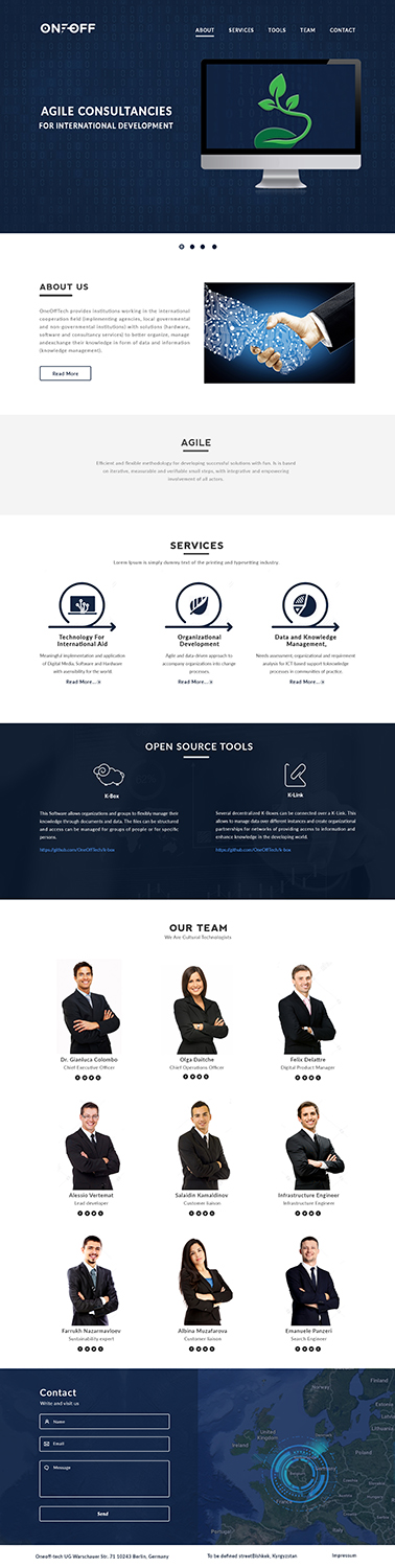 Web Design by bdesigner9 for OneOffTech | Design #16651946