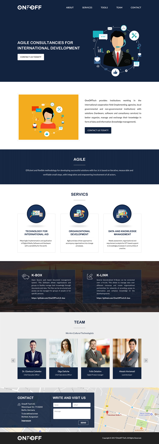 Diseño Web por KV_16 para OneOffTech | Diseño #16630304
