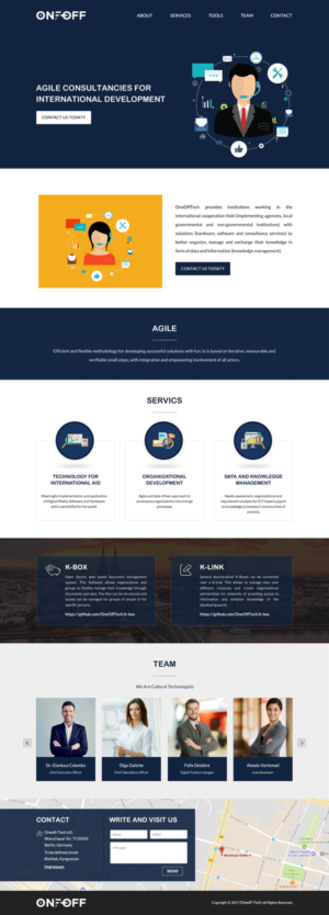 Web-Design von KV_16 für OneOffTech | Design: #16630304