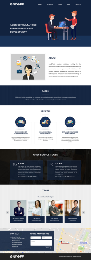Diseño Web por KV_16 para OneOffTech | Diseño: #16643547
